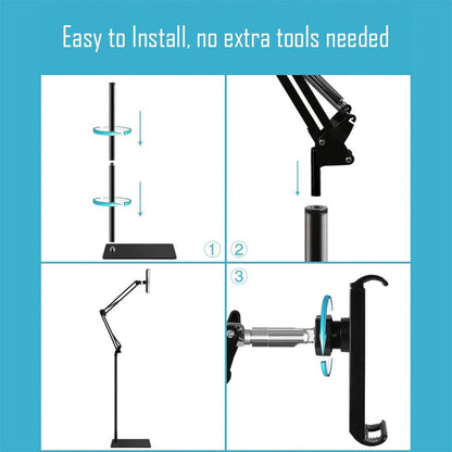 tool-free installation and disassembly per included manual