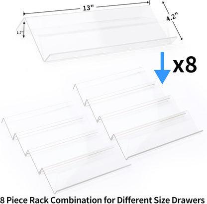 tool-free slide-in installation requiring only a drawer depth greater than 4 inches
