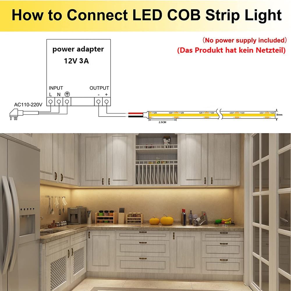 TOPAI Dotless LED Strip Light for Living Room Aesthetic, 16.4ft CRI>90 Mood Lighting with App Control for Shelves and TV Backlighting