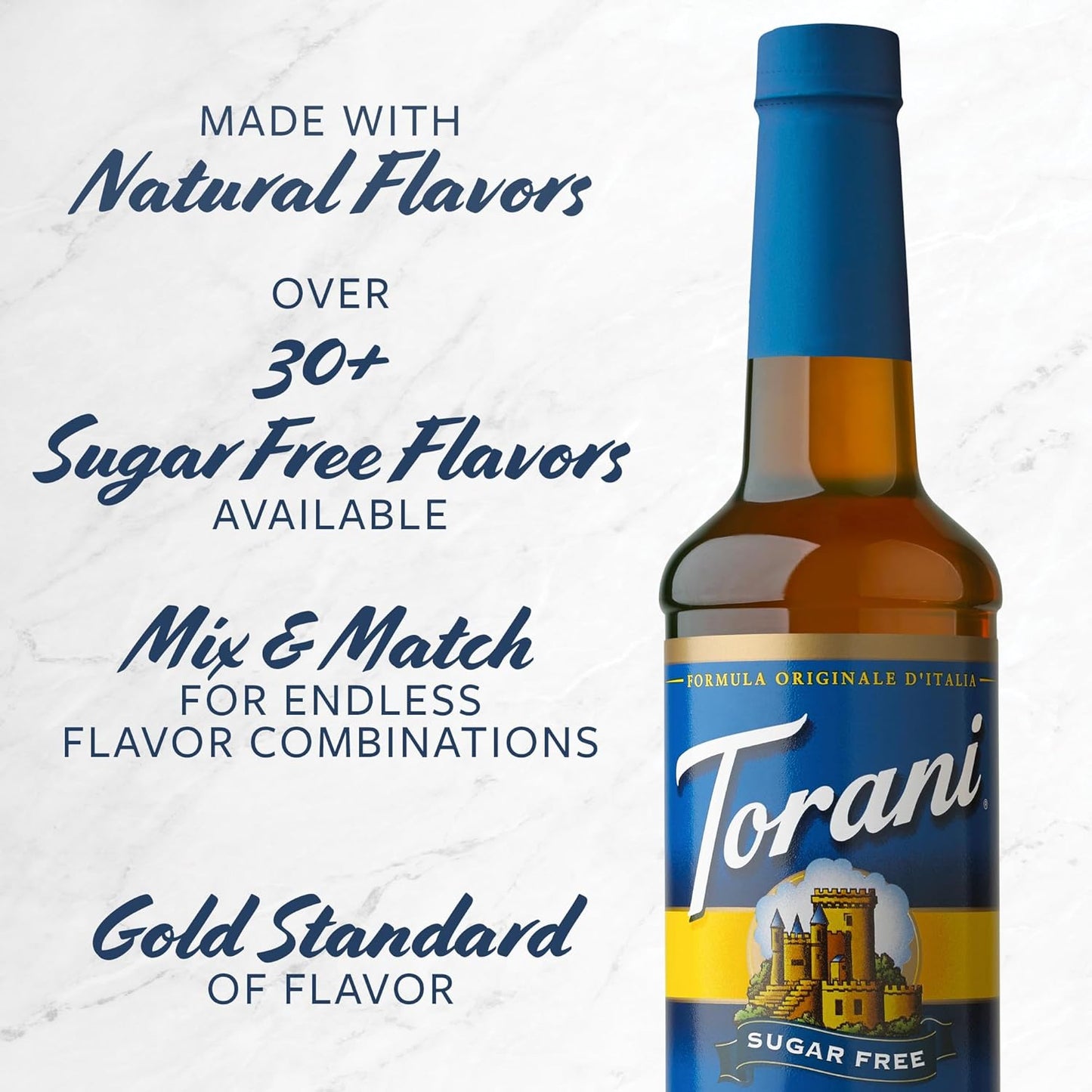 Torani Sugar Free Syrup Vanilla – Housewarming Gift for the Health-Conscious Home Barista