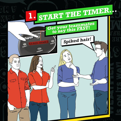 toss-friendly ergonomic design for active pass-and-guess gameplay