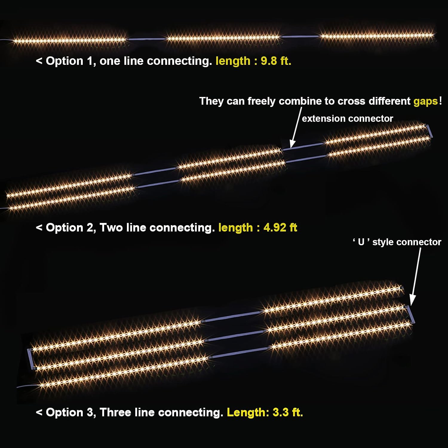 total 1500 lumen output with cri greater than 82 for color-accurate task lighting