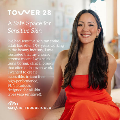 Tower 28 ShineOn Lip Jelly — Fragrance-Free Tinted Lip Balm for a Mindful Self-Care Ritual, Sensitive Skin Safe