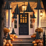Halloween Hanging Witch Hat Set – Fun Seasonal Gift for Hosts and Party Planners 12 Pack