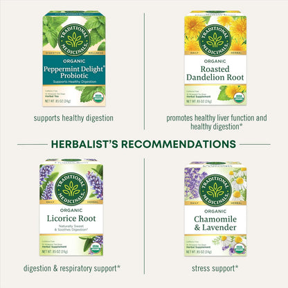 Traditional Medicinals Smooth Move – Bedtime Digestive Reset for Mindful Evening Rituals
