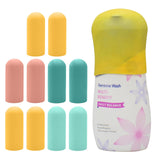 TRANOMOS Travel Size Bottle Protectors – Understated Design for Neutral, Less-Is-More Vacation Packing