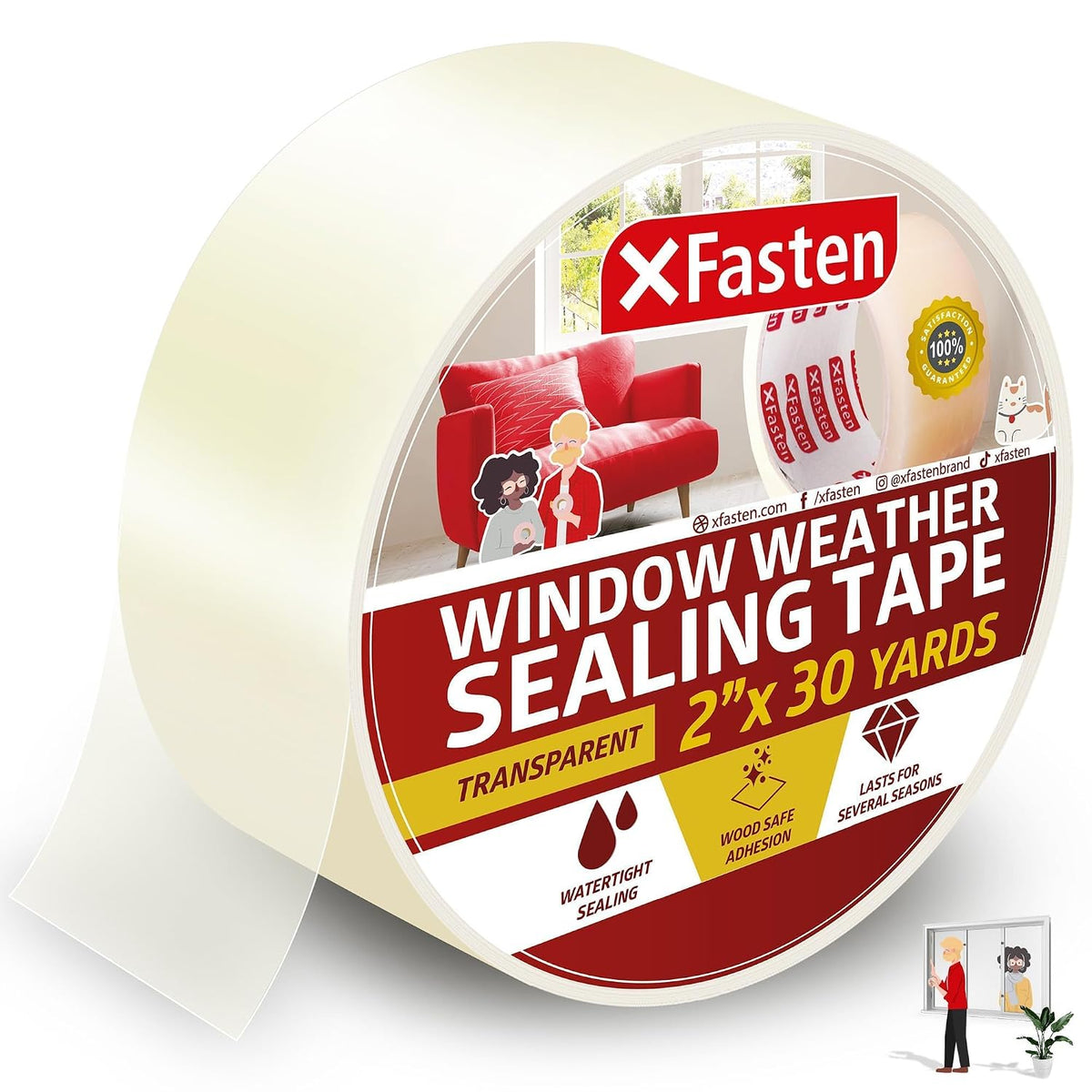transparent/clear color for invisible sealing on glass and frames
