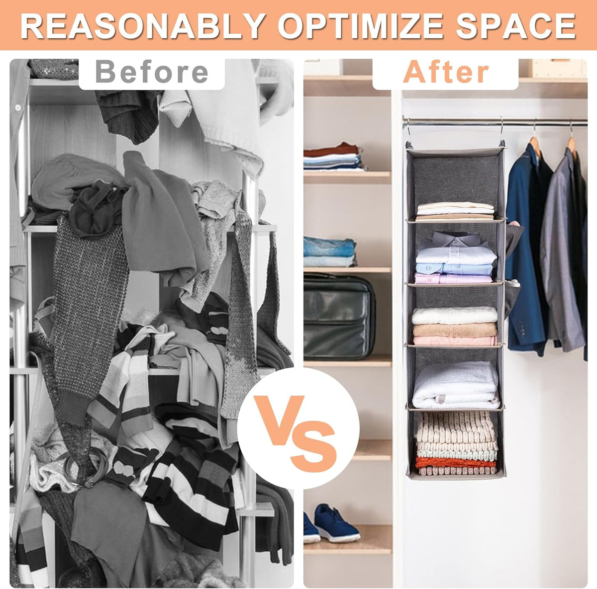 trapezoid shape fitting standard closet rods (minimum 11.5 inch door width)