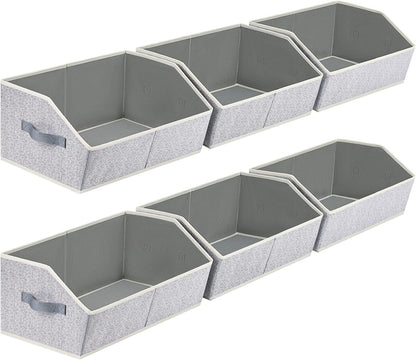 trapezoid shape with lowered front panel for visibility and reach
