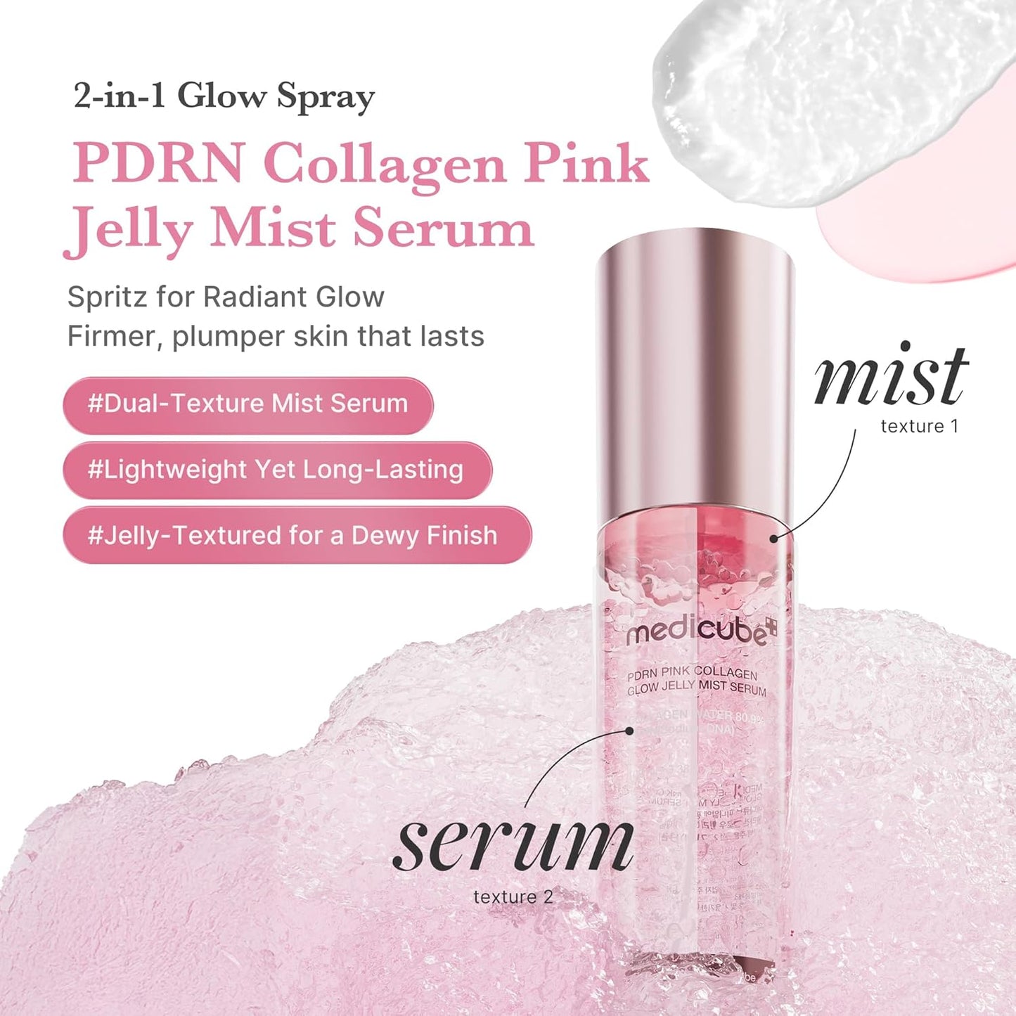travel-friendly 3.38 fl oz mist bottle with no-mess spray application