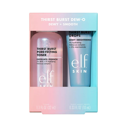 travel-sized toner and gel-serum duo in a single kit