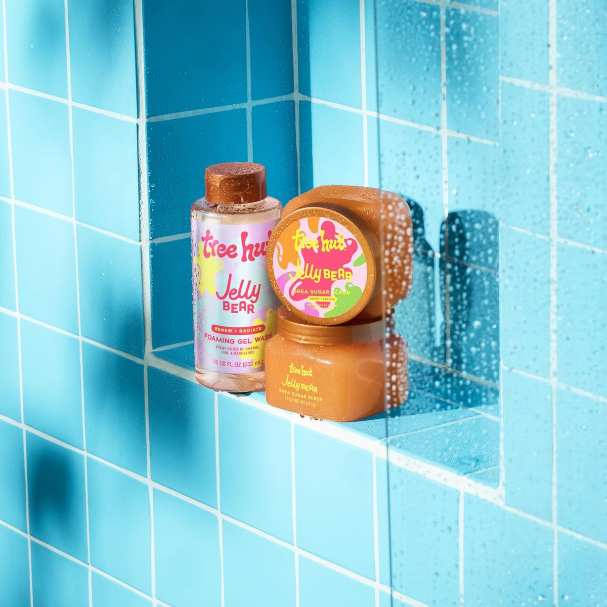 Tree Hut Jelly Bear Body Wash – Elevated Self Care Gift for Her, Rich Lather Gel to Foam Cleanser with Avocado and Kiwi Oils