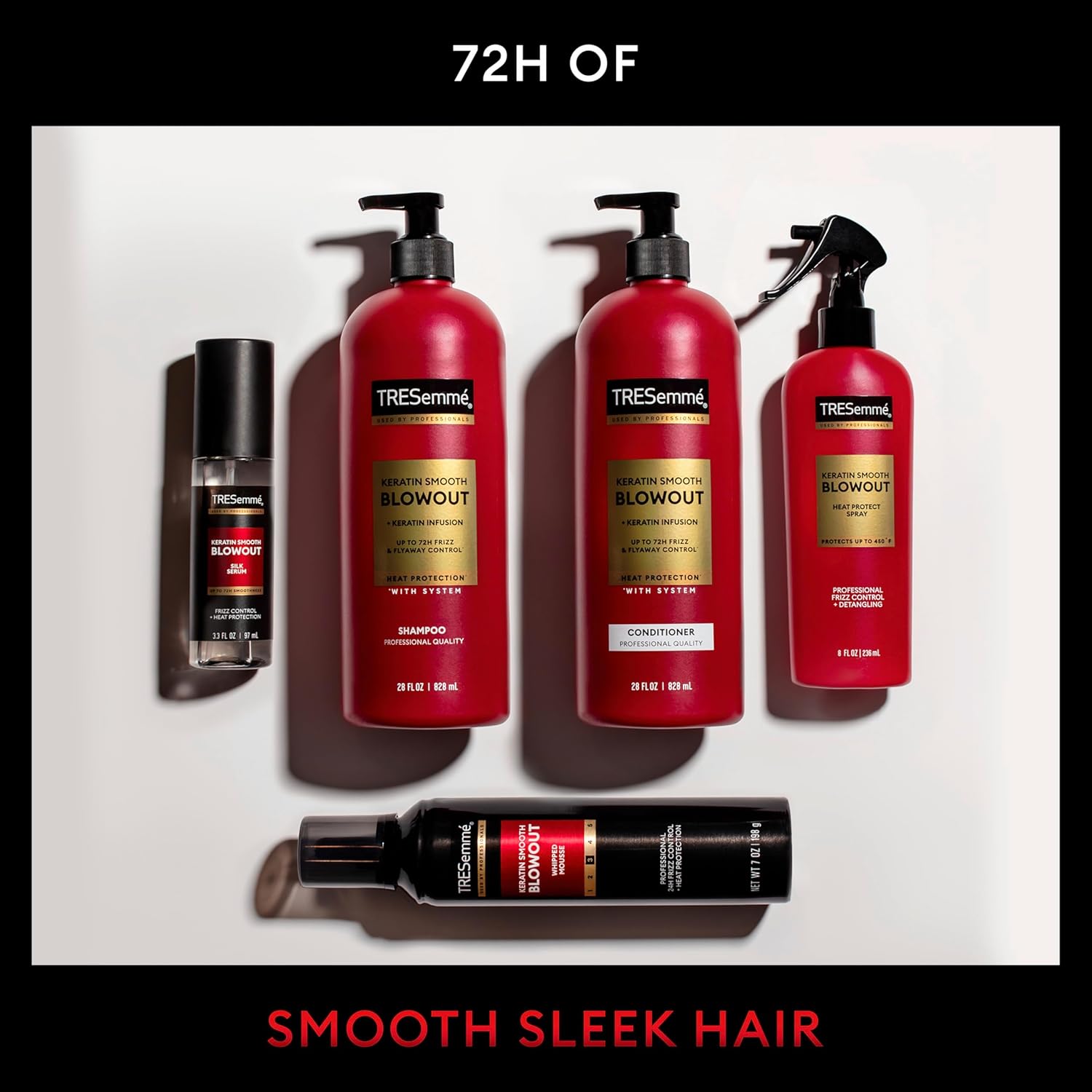 TRESemmé Keratin Smooth Anti-Frizz Finishing Spray – Premium Salon-Quality Finishing Mist for the Dressing Table, 7 Fl Oz