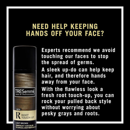 TRESemmé Root Touch-Up Spray – Thoughtful Birthday Gift for Her, Ammonia-Free Light Brown 2.5 oz