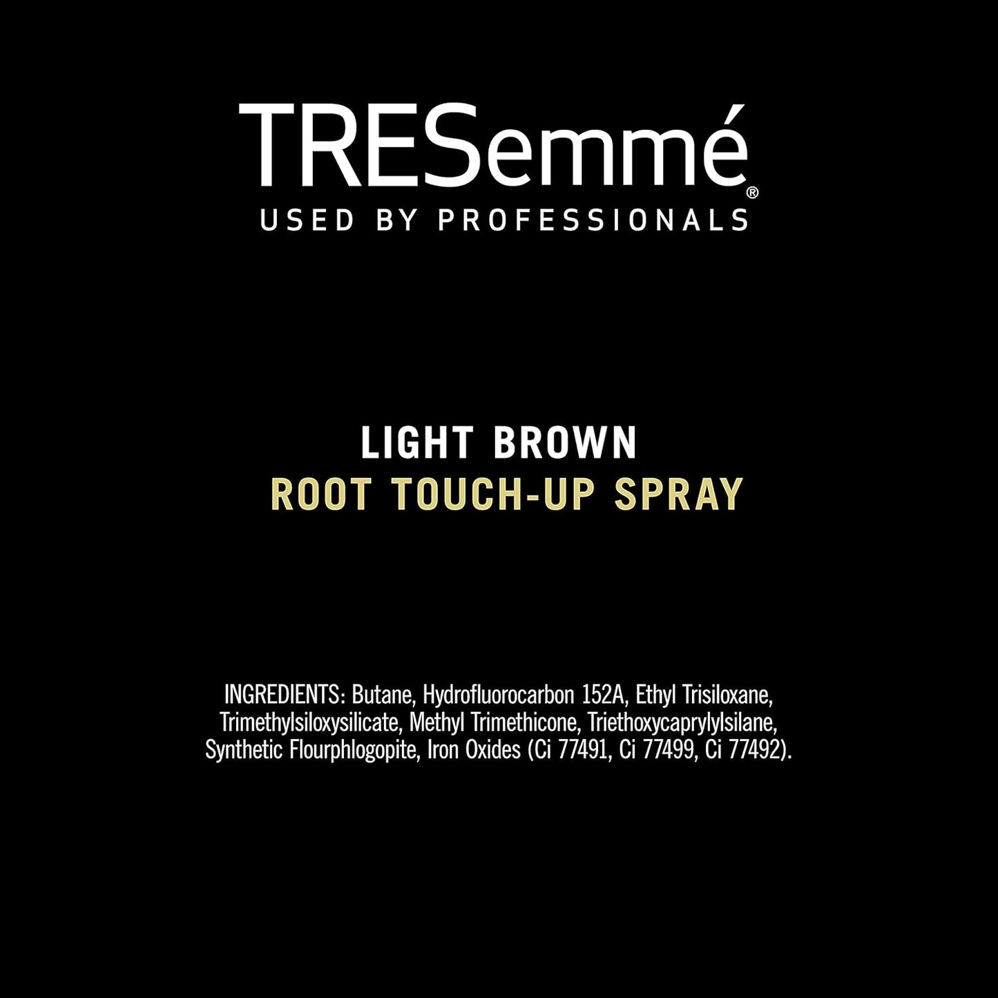TRESemmé Root Touch-Up Spray – Thoughtful Birthday Gift for Her, Ammonia-Free Light Brown 2.5 oz