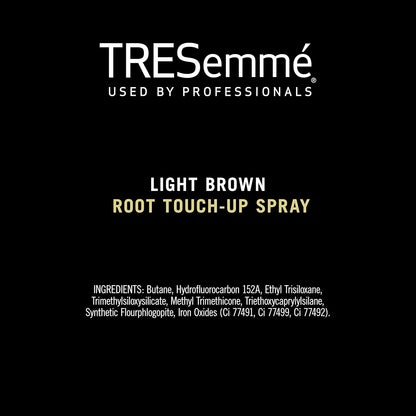 TRESemmé Root Touch-Up Spray – Thoughtful Birthday Gift for Her, Ammonia-Free Light Brown 2.5 oz
