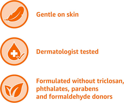 triclosan-free, paraben-free, phthalate-free, and free of formaldehyde donors