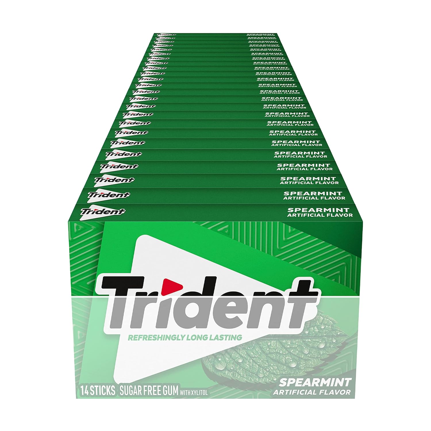 Trident Cinnamon Sugar-Free Chewing Gum for Birthday Party Favors, 24 Packs of 14 Pieces in Classic Flavor Mix