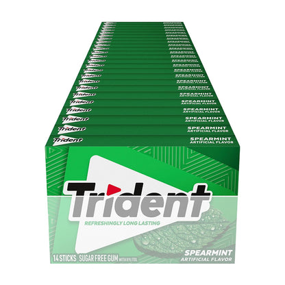Trident Cinnamon Sugar-Free Chewing Gum for Birthday Party Favors, 24 Packs of 14 Pieces in Classic Flavor Mix