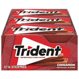 Trident Bubblegum Sugarless Gum – Picnic Basket and Hiking Pack Pocket-Sized Sticks, 12 Pack Bundle