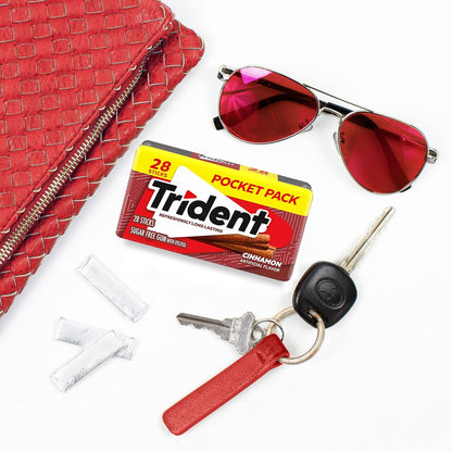 Trident Spearmint Chewing Gum – Care Package Gift for College Students, Military, and Loved Ones