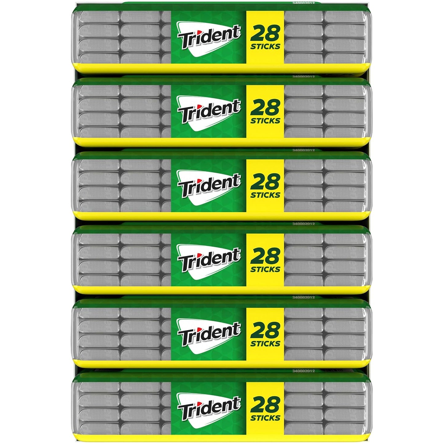 Trident Spearmint Xylitol Gum – Commuter and Travel Essential for Fresh Breath Between Clients