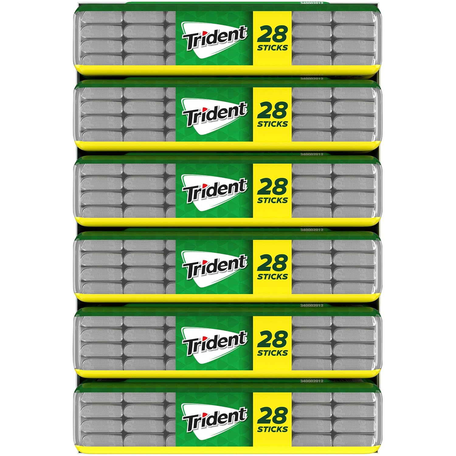 Trident Spearmint Xylitol Gum – Commuter and Travel Essential for Fresh Breath Between Clients