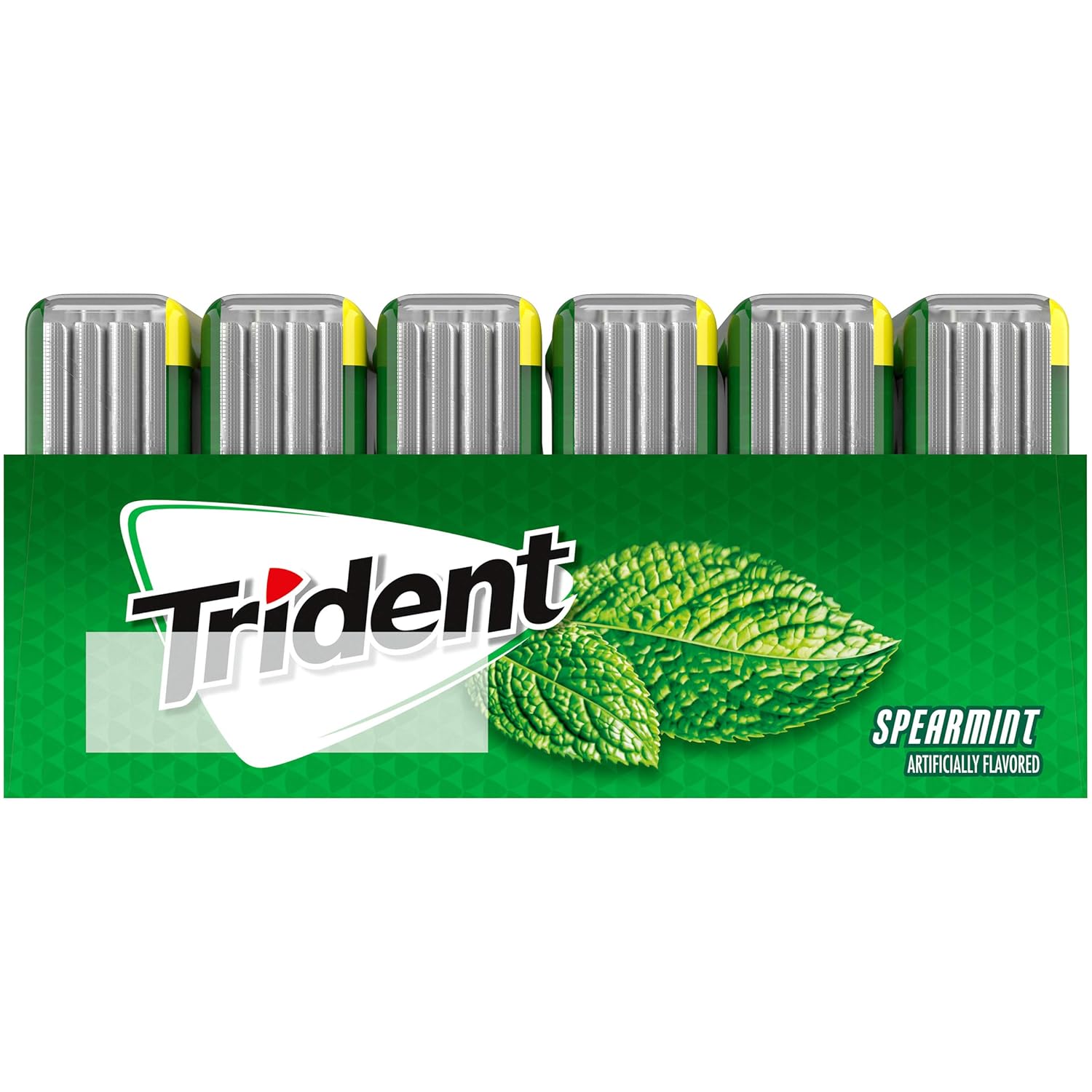 Trident Spearmint Xylitol Gum – Commuter and Travel Essential for Fresh Breath Between Clients