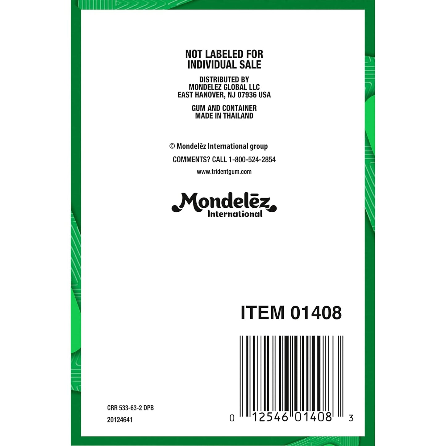 Trident Spearmint Xylitol Gum – Commuter and Travel Essential for Fresh Breath Between Clients