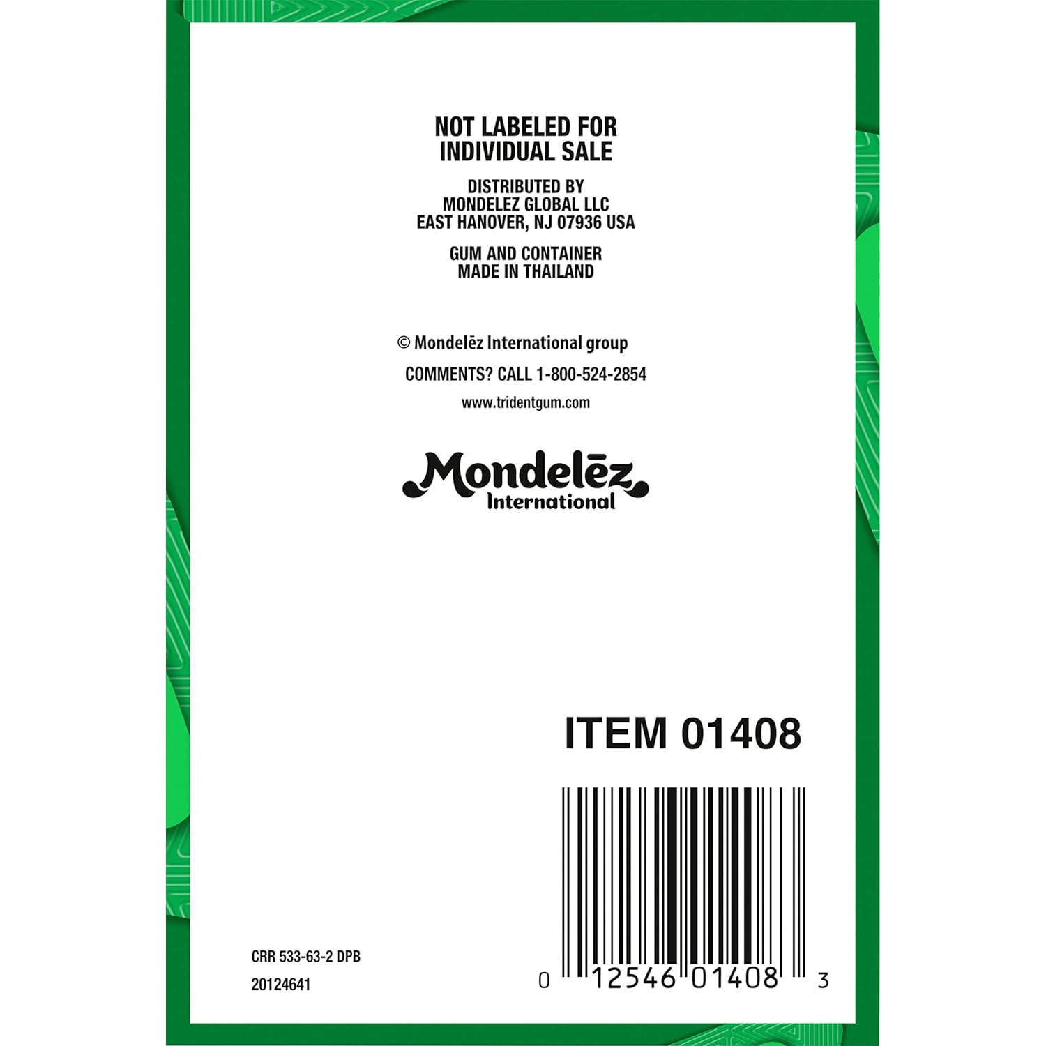 Trident Spearmint Xylitol Gum – Commuter and Travel Essential for Fresh Breath Between Clients