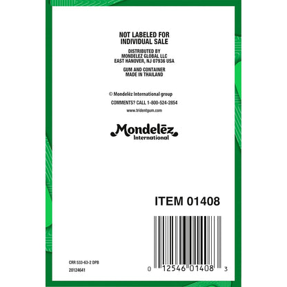 Trident Spearmint Xylitol Gum – Commuter and Travel Essential for Fresh Breath Between Clients