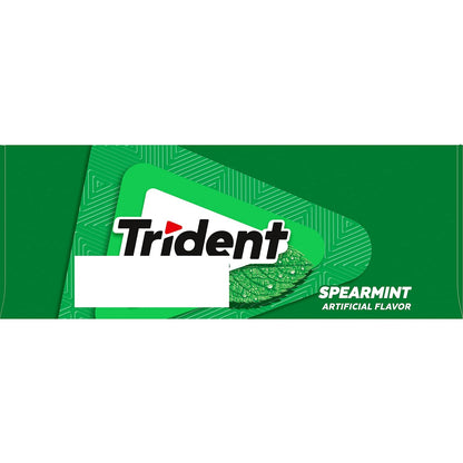 Trident Spearmint Xylitol Gum – Commuter and Travel Essential for Fresh Breath Between Clients