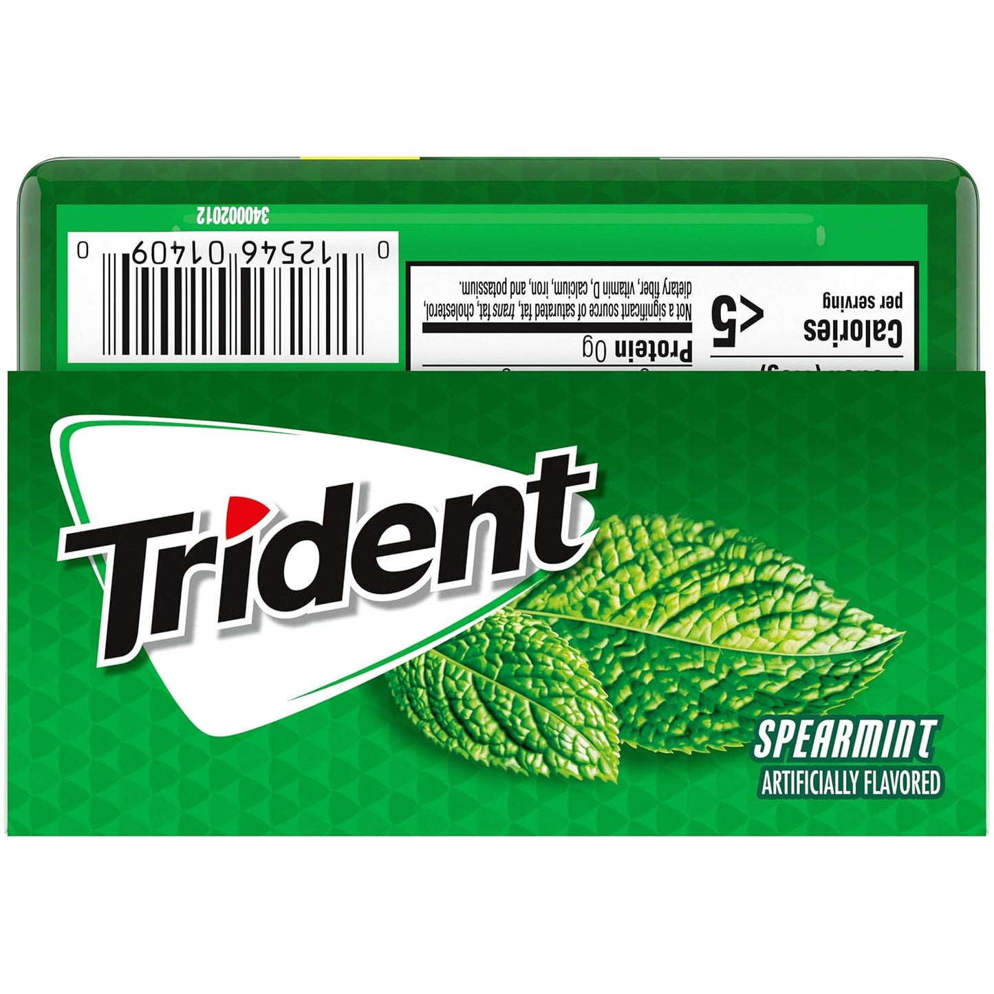 Trident Spearmint Xylitol Gum – Commuter and Travel Essential for Fresh Breath Between Clients