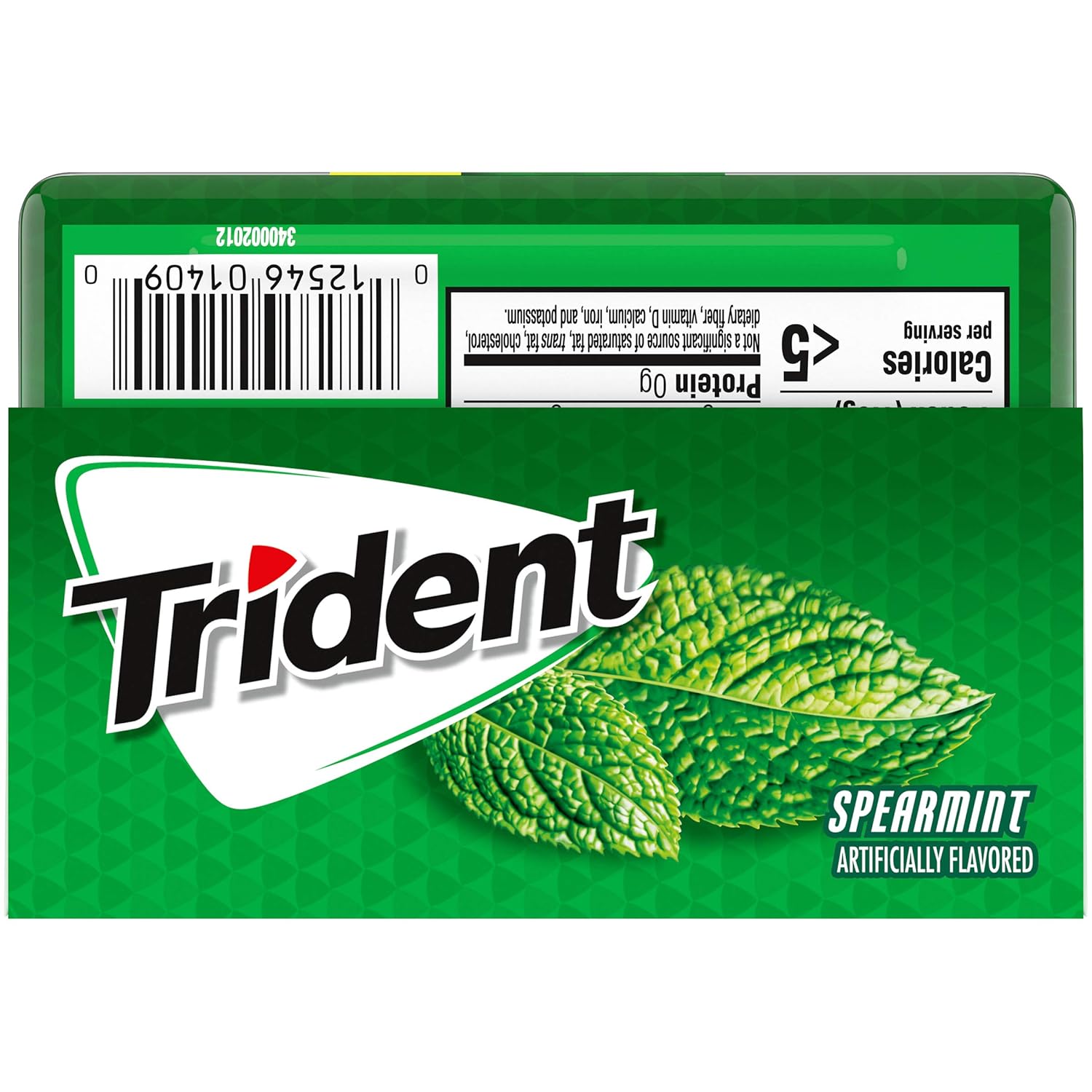 Trident Spearmint Xylitol Gum – Commuter and Travel Essential for Fresh Breath Between Clients