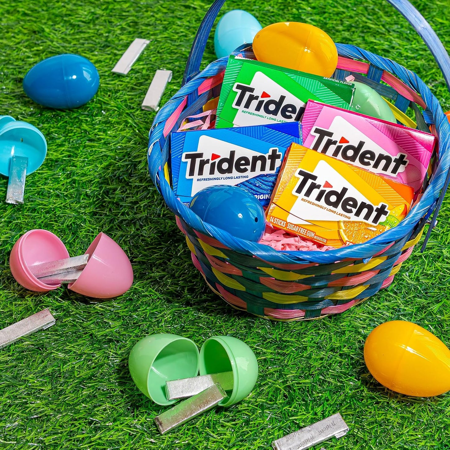 Trident Sugar-Free Chewing Gum Variety Pack – Family Lunchbox Stash for Kids, Bulk 294 Pieces