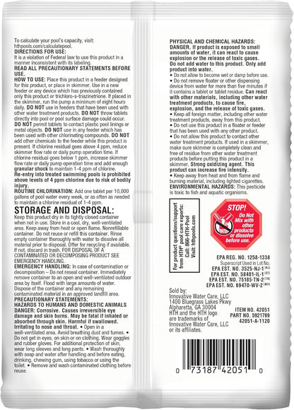 triple-action formula combining sanitizer, clarifier, and algaecide