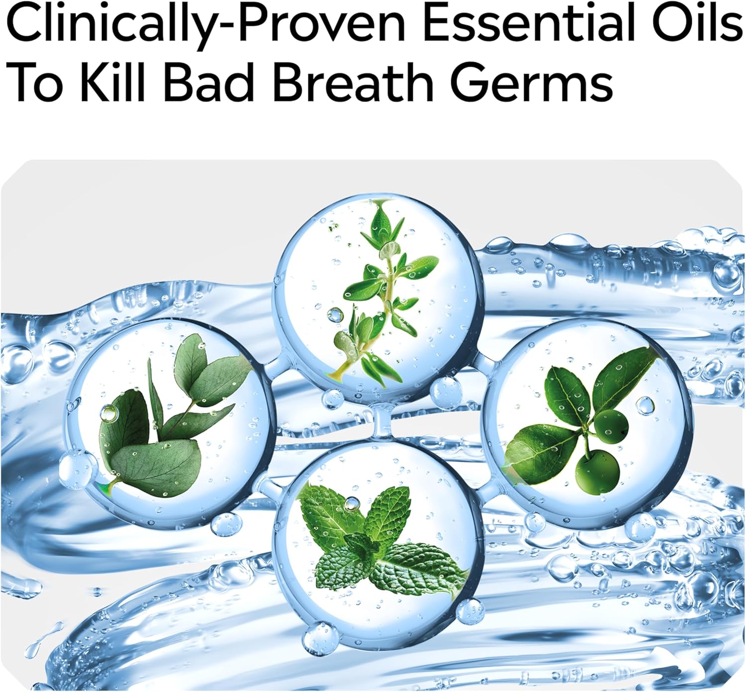 triple-action formula: kills germs, purifies odor molecules, prevents bad breath