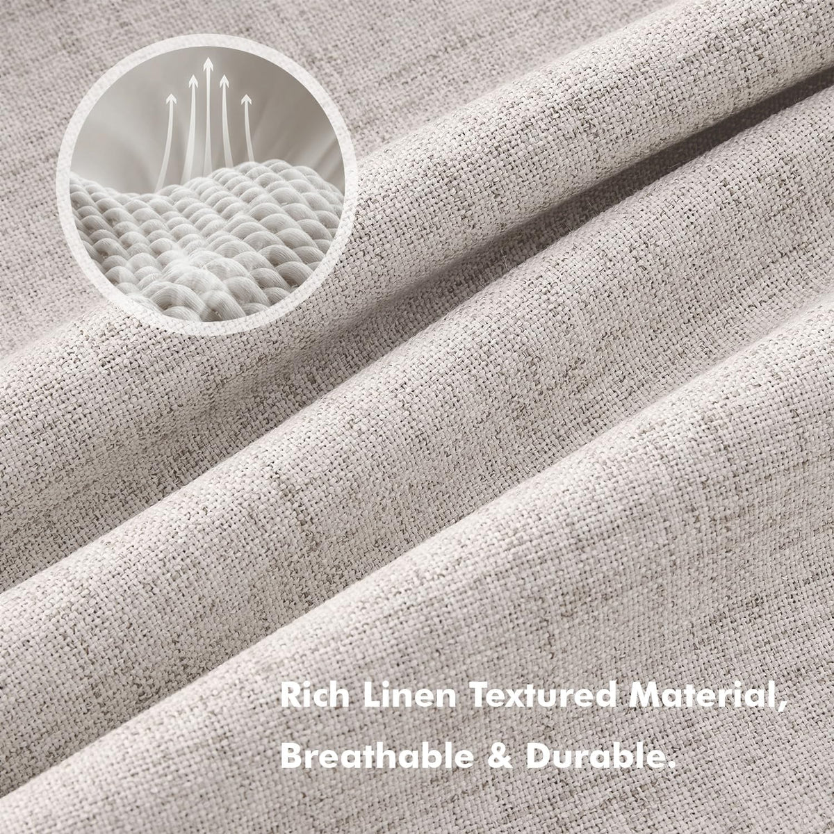 triple hanging versatility: back tab, rod pocket, and pinch pleat with 24 included metal hooks