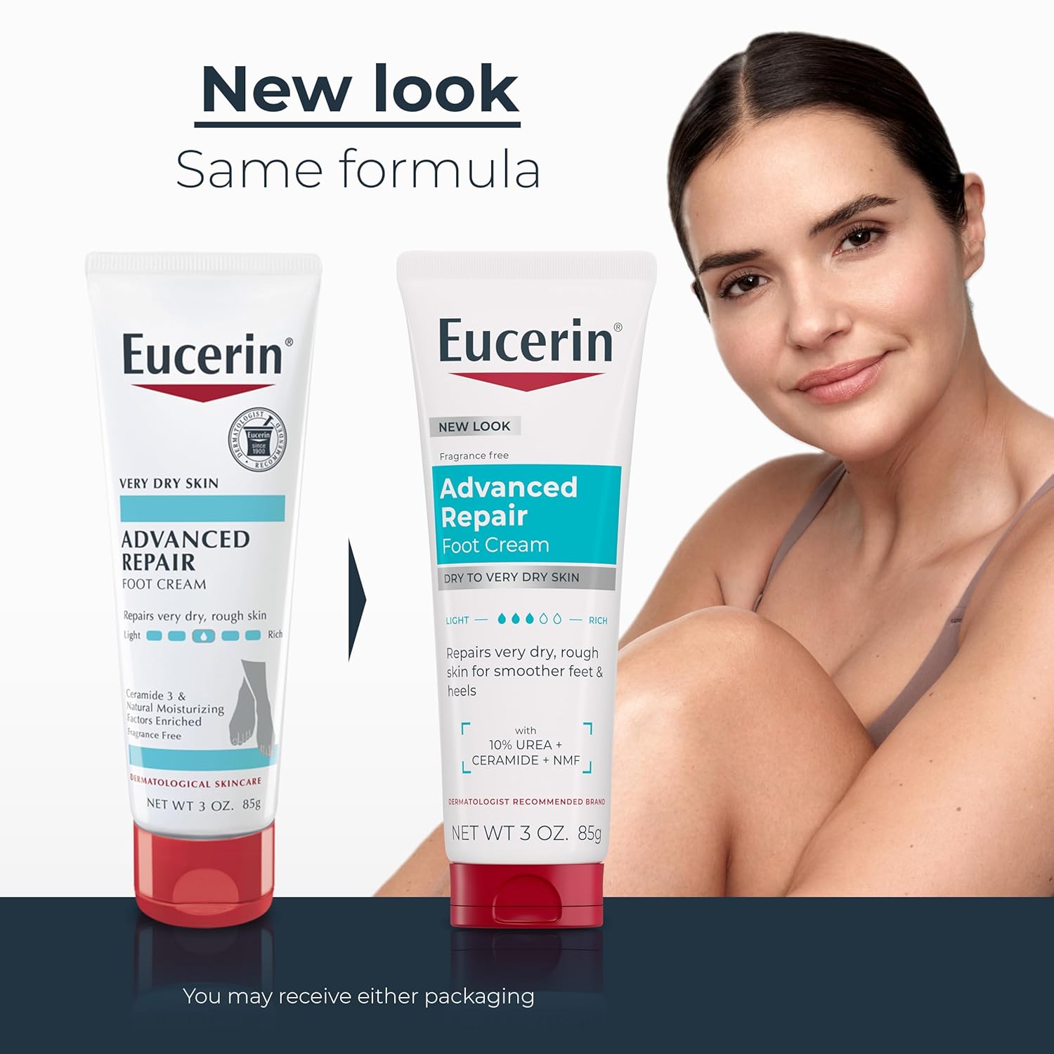 triple moisturizing complex combining urea, ceramide-3, and natural moisturizing factors