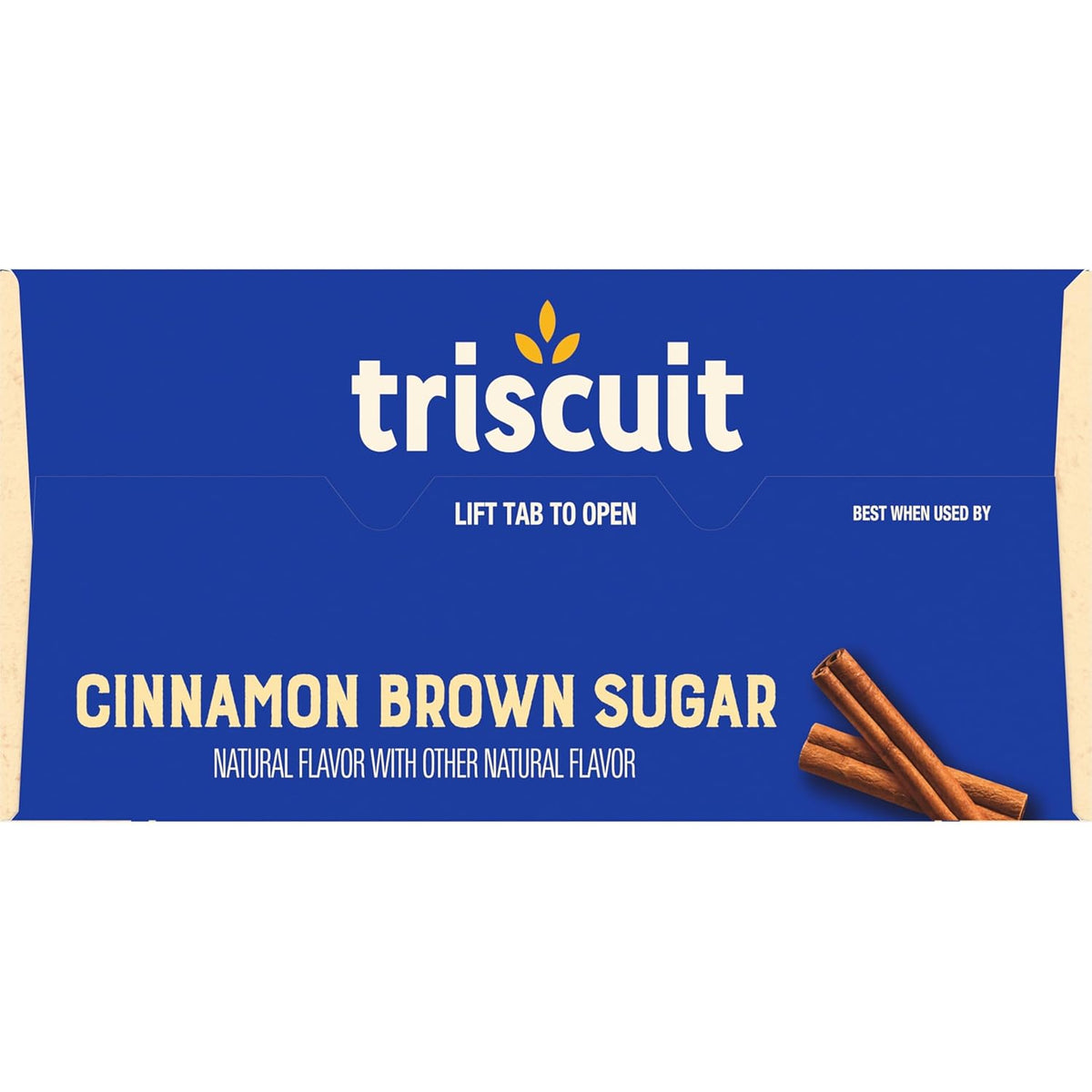 Triscuit Cinnamon Brown Sugar Whole Grain Wheat Crackers, Non-GMO Whole Grain Alternative to Holiday Cookies