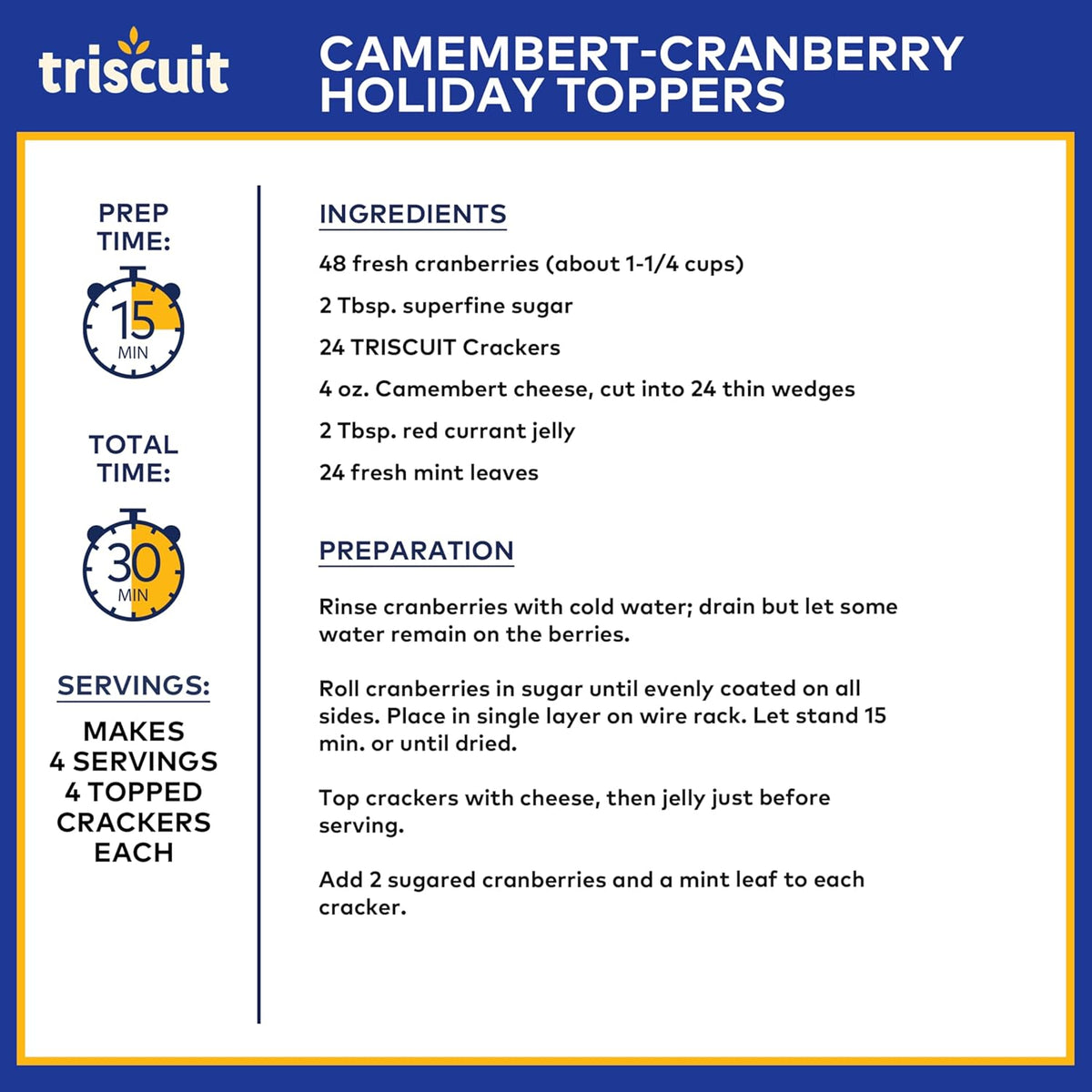 Triscuit Cinnamon Brown Sugar Whole Grain Wheat Crackers, Non-GMO Whole Grain Alternative to Holiday Cookies