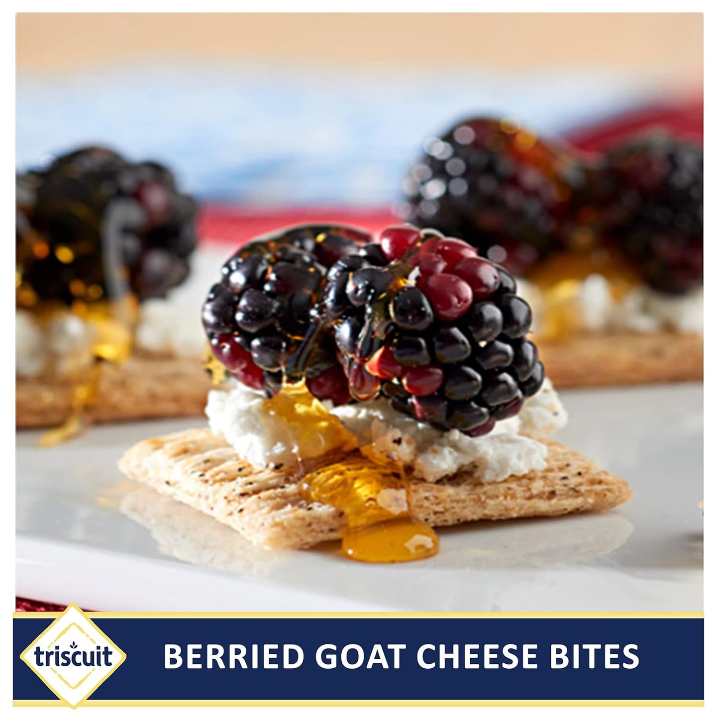 Triscuit Cracked Pepper & Olive Oil Crackers – Sturdy Cracker for Camping and Outdoor Appetizer Plates