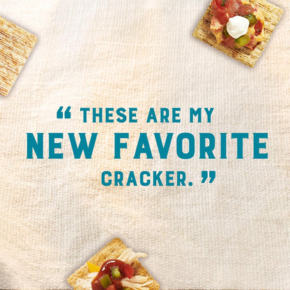Triscuit Hint of Sea Salt Whole Grain Crackers – Wholesome Whole Wheat Snack for School Lunches and After-School Bites