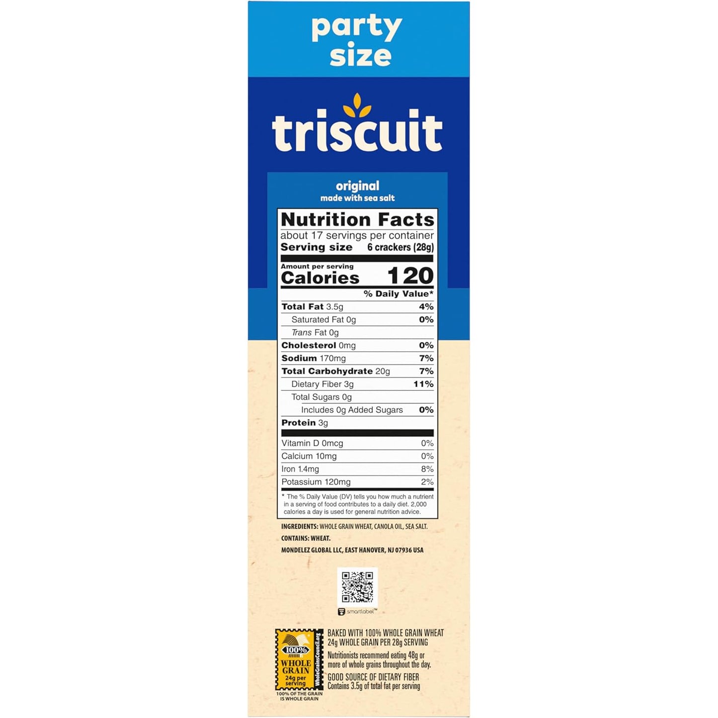 Triscuit Original Whole Grain Crackers – Crowd-Pleasing Housewarming Snack Basket