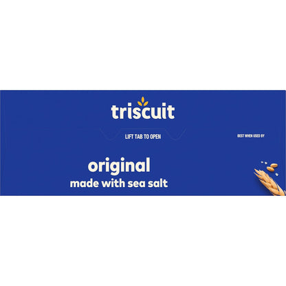 Triscuit Original Whole Grain Wheat Crackers – Kid Friendly Vegan Crackers for Lunchbox and Family Room, 12.5 oz