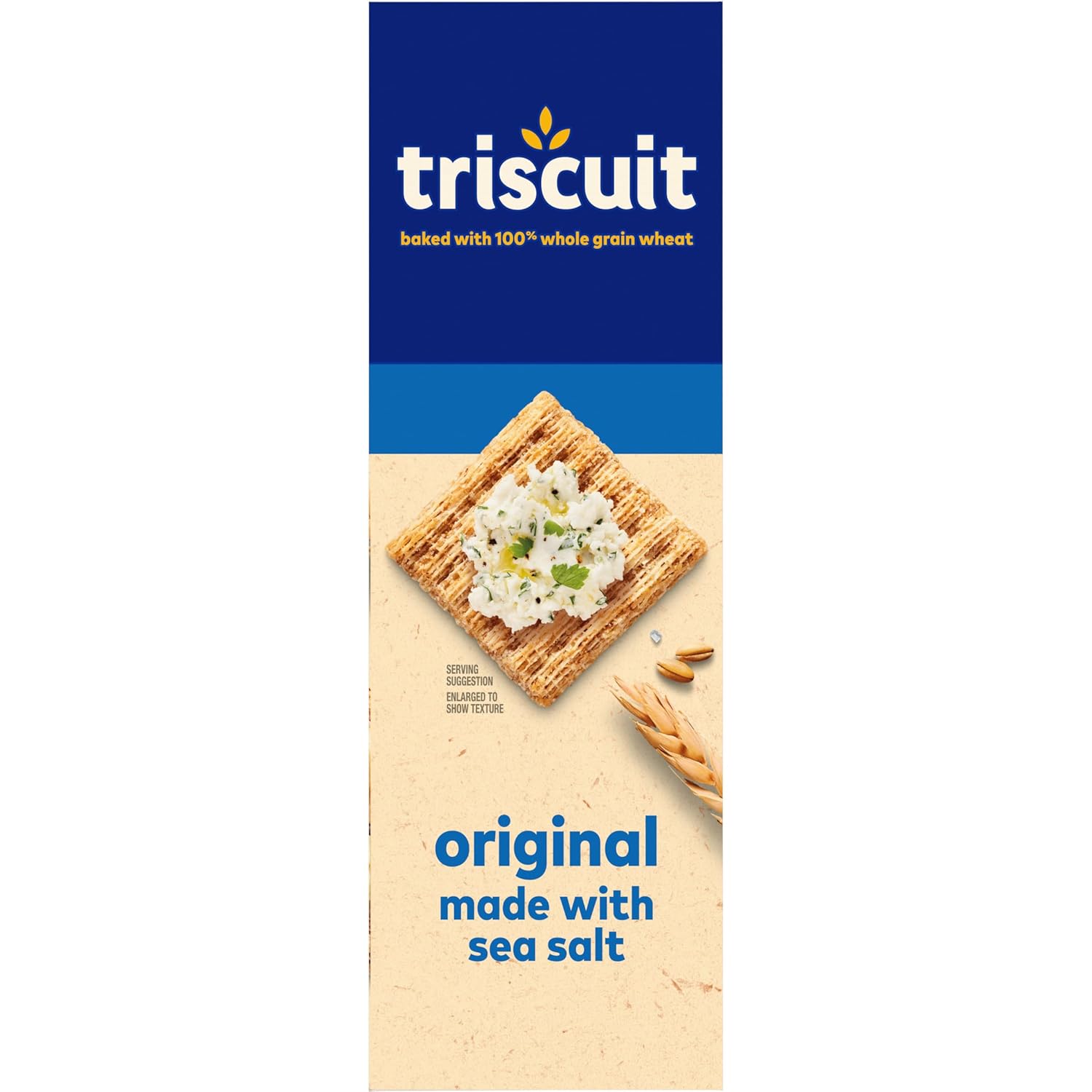 Triscuit Original Whole Grain Wheat Crackers – Vegan Non-GMO Snack Safe for Kids Lunches and After-School Munching