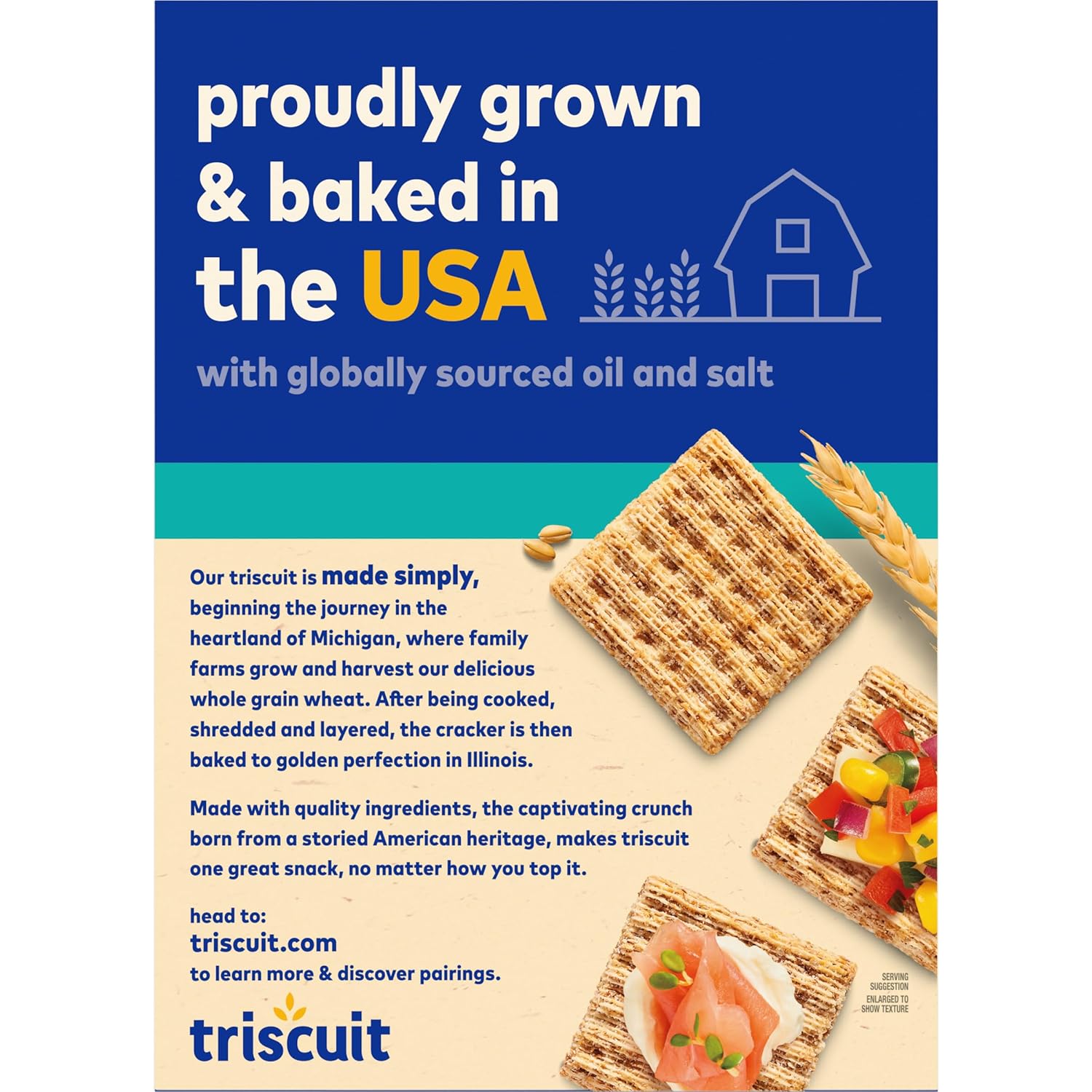 Triscuit Reduced Fat Whole Wheat Crackers – Portable Patio Snack for Al Fresco Gatherings