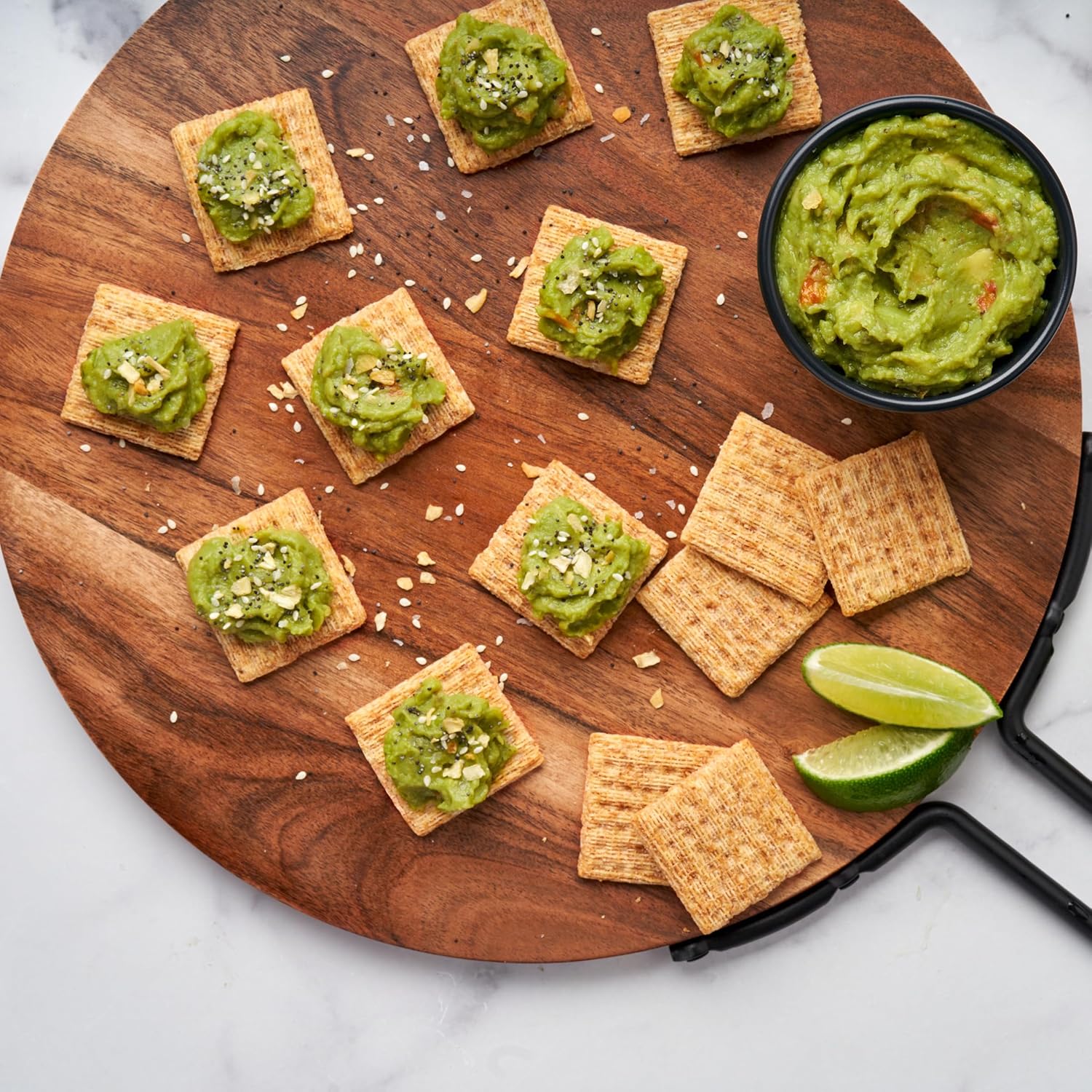 Triscuit Reduced Fat Whole Wheat Crackers – Portable Patio Snack for Al Fresco Gatherings