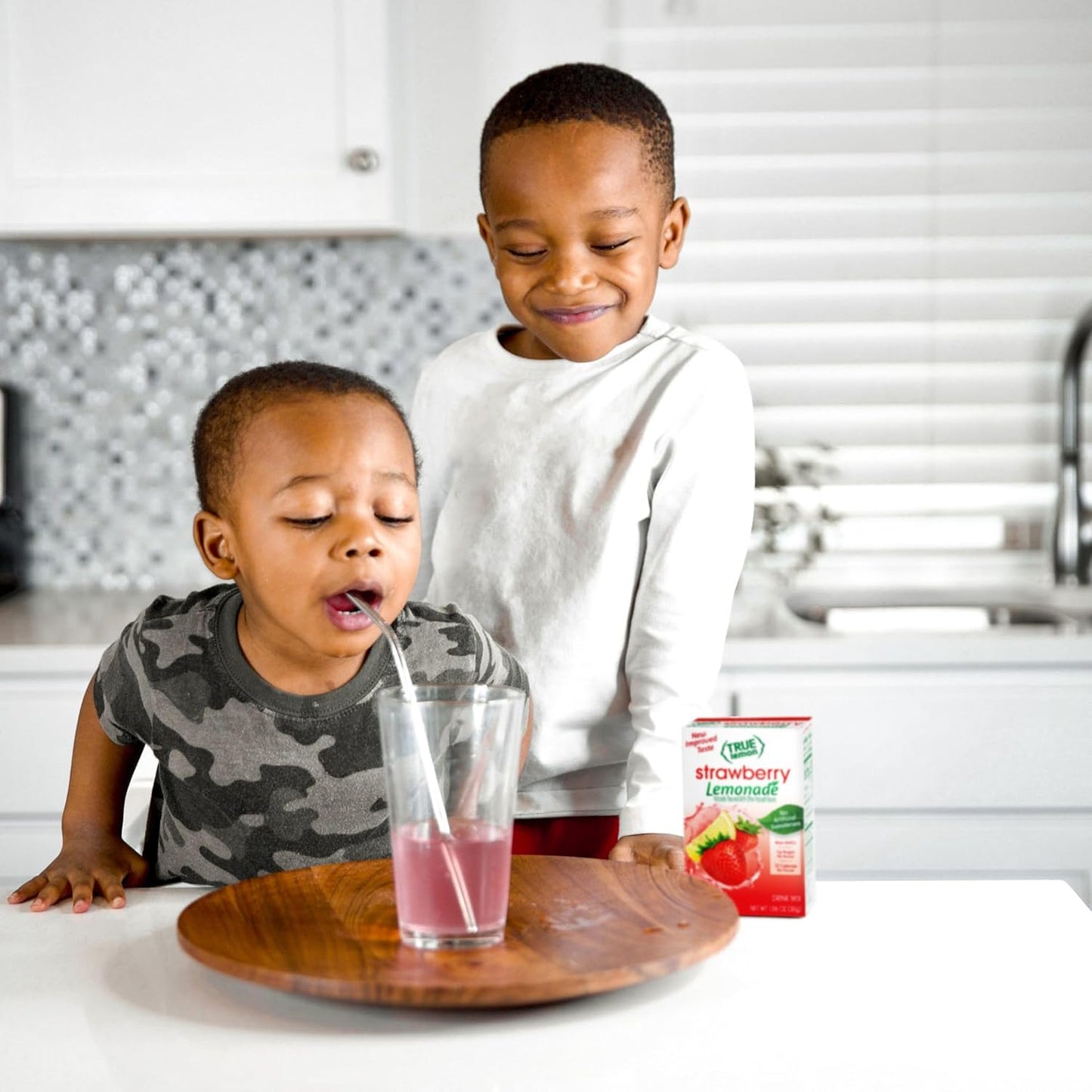 True Citrus True Lemon Strawberry Lemonade Drink Mix – Mindful Hydration Support for Sugar-Conscious Adults