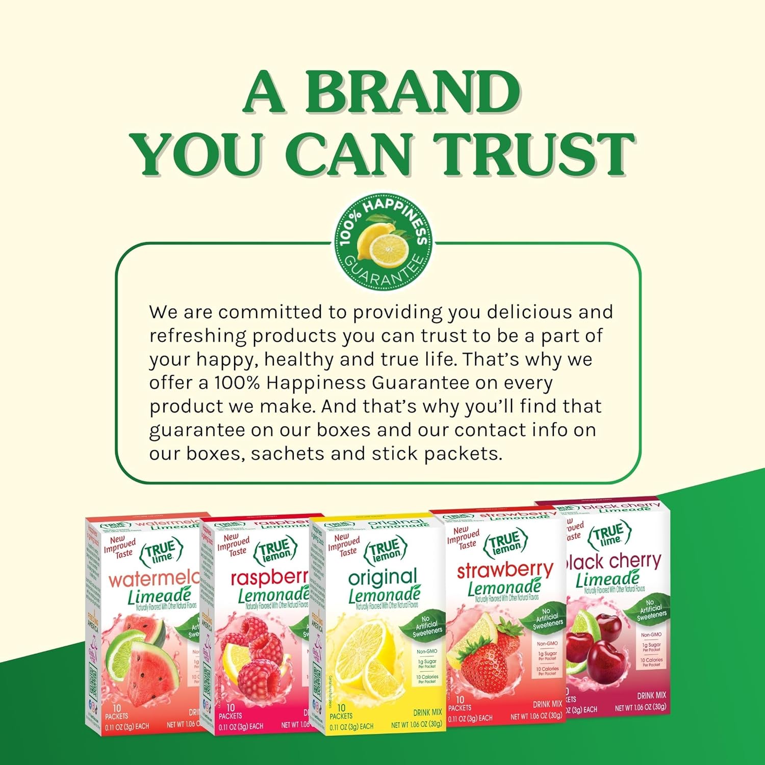 True Citrus True Lemon Strawberry Lemonade Drink Mix – Mindful Hydration Support for Sugar-Conscious Adults